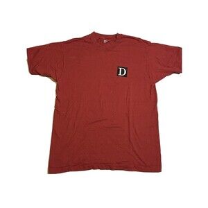 Vintage Dewars Red Scotch Whiskey Promo 90's‎ T-Shirt Size L Single Stitch USA